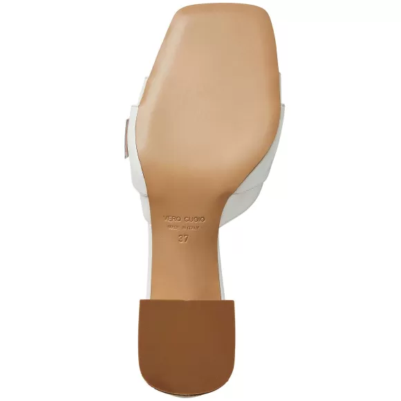 Page Single Band Sandal White Patent^Bruno Magli Best Sale